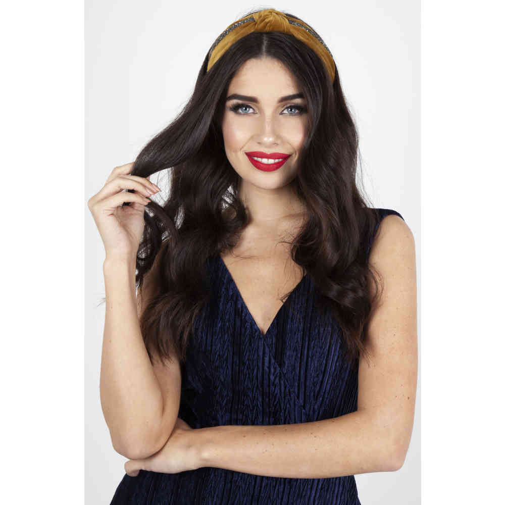 Voodoo Vixen - Karys Twist Bandeau - Marron/Couleur argent